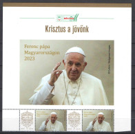 Hungary 2023. Pope Visited In Hungary Limied Pair From Sheet, Start Only 5000 Sheets !!! MNH (**) - Unused Stamps