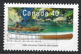 Canada 1991. Scott #1320 (U) Small Craft, Cedar Strip Canoe - Oblitérés