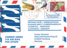 South Africa Registered Air Mail Cover Sent To Germany 19-4-2001 - Aéreo