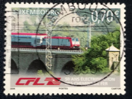 Luxembourg - Luxemburg - C18/29 - 2006 - (°)used - Michel 1705 - Electrificering Spoorwegnet - Usados