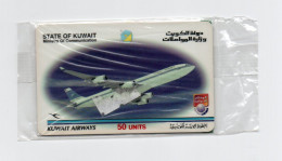 Kuwait -  Ministry Of Transportation - Phonecard Kuwait Airways - 50 Unit - Mint Very Rare Card - Koweït