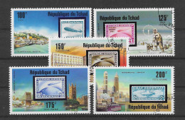 Tschad 1977 Briefmarken Mi.Nr. 775/79 Kpl. Satz Gestempelt  - Tchad (1960-...)
