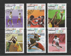 Kap Verde 1980 Olympia Mi.Nr. 407/12 Kpl. Satz Gestempelt  - Cap Vert