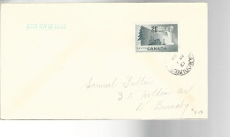 52209 ) Canada First Day CoverVancouver Postmark 1952 - 1952-1960