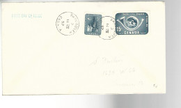 52210 ) Canada First Day Cover Vancouver Postmark 1957 - 1952-1960