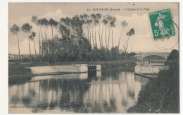 CPA - COURLON (Yonne) - L'Ecluse Et Le Pont - Other & Unclassified