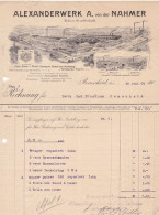 GERMANIA - REMSCHEID -  FATTURA - ALEXANDERWERK A. Stahl Eisen U Metall Giesserei Maschinen Werkzeug U Armaturenfabrik - 1900 – 1949