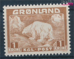 Dänemark - Grönland 7 Postfrisch 1938 Eisbär (10176788 - Nuevos