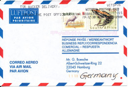 South Africa Air Mail Cover Sent To Germany 25-7-2000 - Aéreo