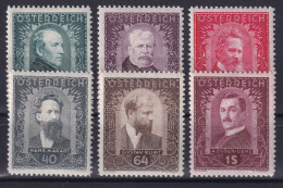 AUSTRIA 1932 - MLH - ANK 545-550 - Unused Stamps