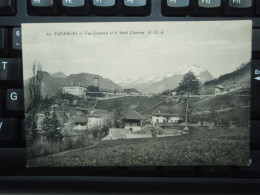 Cpa FAVERGES - Vue Générale Et Le Mont Charvin G.H.A. - Faverges