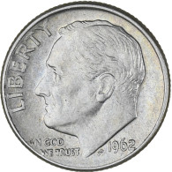 États-Unis, Roosevelt Dime, Dime, 1962, Denver, SPL, Argent, KM:195 - 1946-...: Roosevelt