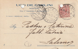 A156. Catania. 1913. Cartolina PUBBLICITARIA , Con Leoni C.10,   ... UGO DE CARLINI... - Insured