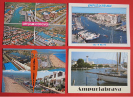 Lot De 4 CP - Espagne - Ampuriabrava - Costa Brava - Gerona