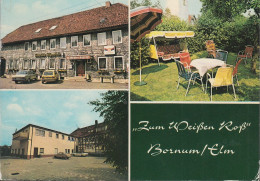 D-38154 Königslutter Am Elm - Bornum - Hotel + Gaststätte "Zum Weißen Roß" - Car - VW Golf - Ford Escort - Königslutter