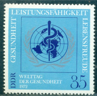 1972 Emblem Of The World Health Organization (WHO), DDR, Mi.1748,MNH - WHO