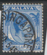 Singapore  1948  SG  8  15c  Perf 14     Fine Used - Singapur (...-1959)