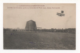 SARTROUVILLE-MONTESSON  78 ARRIVÉE DE CHAMPEL APRÈS SA TRAVERSÉE DE PARIS 1910 - JUVISY-SARTROUVILLE - Sartrouville