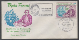 POLYNESIE - PAPEETE / 1978 ENVELOPPE PREMIER JOUR -  FDC  (ref 8713) - Storia Postale