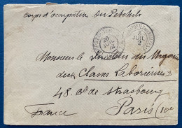 Lettre CHINE " CORPS D'OCCUPATION DU PETCHILI " Tresor Et Postes Aux Armées " + Dateur " CORPS EXP TONKIN /LIGNE T 4 " - Briefe U. Dokumente