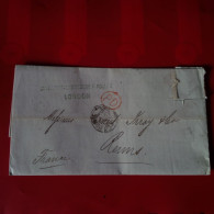 LETTRE LONDON POUR REIMS - Postmark Collection