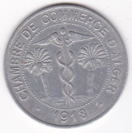 Chambre De Commerce D’Alger , 10 Centimes 1918, En Aluminium, Lec# 138 - Algérie