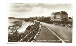 Postcard Cornwall Falmouth Castle Beach Falmouth Hotel Unused Rp - Falmouth