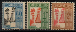 Guadeloupe YT Taxe 38-40 Neuf Sans Charnière XX MNH - Postage Due