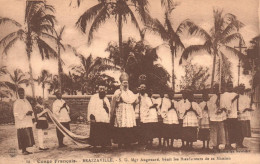 Cpa Brazzaville De Sg Mgr Augouard Benit Les Bienfaiseurs De Sa Mission - Brazzaville