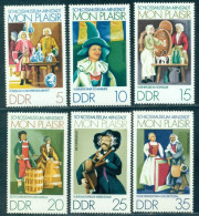 1974 Dollhouse Mon Plaisir,Porcelain Cabinet,Bagpiper,Butcher,Wine Tasting,DDR,1975,MNH - Porzellan