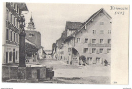KÜSSNACHT: Engel, Werbung "Rheinfelderbier" An Hotelwand ~1900 - Küssnacht
