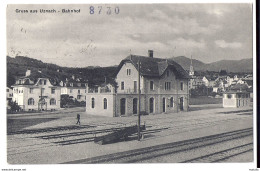 Gruss Aus UZNACH: Bahnhof, Geleise, Quartier 1910 - Uznach