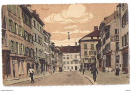 LIESTAL: Geschäfte Animiert, Coloriert 1924 - Liestal