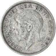 Grande-Bretagne, George V, Shilling, 1929, TTB, Argent, KM:833 - H. 6 Pence