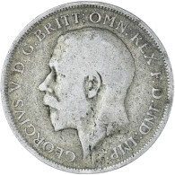 Grande-Bretagne, George V, Florin, Two Shillings, 1920, TB, Argent, KM:817a - J. 1 Florin / 2 Shillings