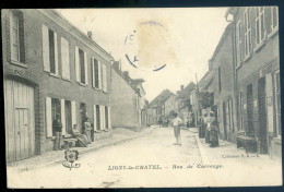 Cpa Du 89 Ligny Le Chatel  -- Rue De Carrouge     JUI23-09 - Ligny Le Chatel