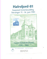 Norwegen 1981 MC Hafrsfjord 81, Postfrisch; Norway Maximum Card MNH - Tarjetas – Máximo