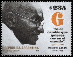 Argentina 2019 Mahatma Gandhi 150 Birth Anniversary MNH Stamp - Neufs