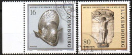 Luxembourg, Luxemburg, 1998, MI 1454 -1455, YT 1404 - 1406,  MUSEES, MUSEEN, , GESTEMPELT,  OBLITERE - Gebruikt