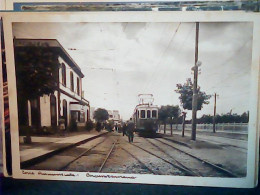 TORRE ANNUNZIATA -NAPOLI - STAZIONE DELLA CIRCUNVESUVIANA CON TRENO ANIMATA N1935 BRUNO  JN2455 - Torre Annunziata