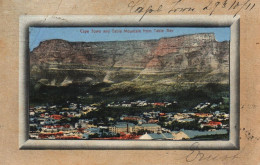 Cape Town And Table Mountain From Table Bay - Afrique Du Sud South Africa Transvaal - Sudáfrica