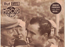 BUT CLUB LE MIROIR DES SPORTS 318 1951 CYCLISME DUPONT BERTON THAURIN HENIN LIETARD ZATOPEK - Sport