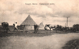 Tanger - Campement Arabe - Militaires - Maroc Morocco - Tanger