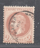 + BEAU CACHET POUR CE No26 / A VOIR +++ - 1863-1870 Napoléon III Lauré