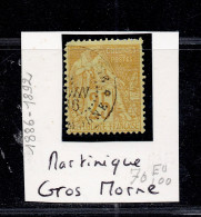 +COTE 70E / OBLIT MARTINIQUE  SUR TYPE DUBOIS COLONIE GENERALE - Alvin Norge