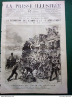 1878 L'ACCIDENT DU TRAIN DE GRENELLE - PARIS LA CATASTROPHE DE LA RUE BÉRANGER - LA PRESSE ILLUSTRÉE - 1850 - 1899