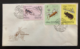 CUBA, FDC  « FAUNA », « Insects », « ENTOMOFAUNA », 1980 - Abeilles