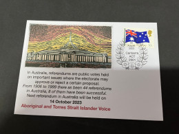 31-7-2023 (13 T 44) Australia Referendum To Be Held 14-102-2023 - Aborignal & Torres Strait Islander Voice - Covers & Documents