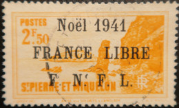 LP3991/178 - 1941 -S.P.M. - " FRANCE LIBRE " - N°228 (B) Oblitéré - Cote (2020) : 100,00 € - Oblitérés