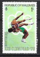 MALDIVES. N°610 De 1976. Lutte. - Ringen